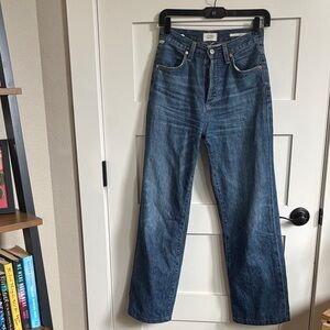 Citizens Of Humanity Medium Blue Flare Jeans